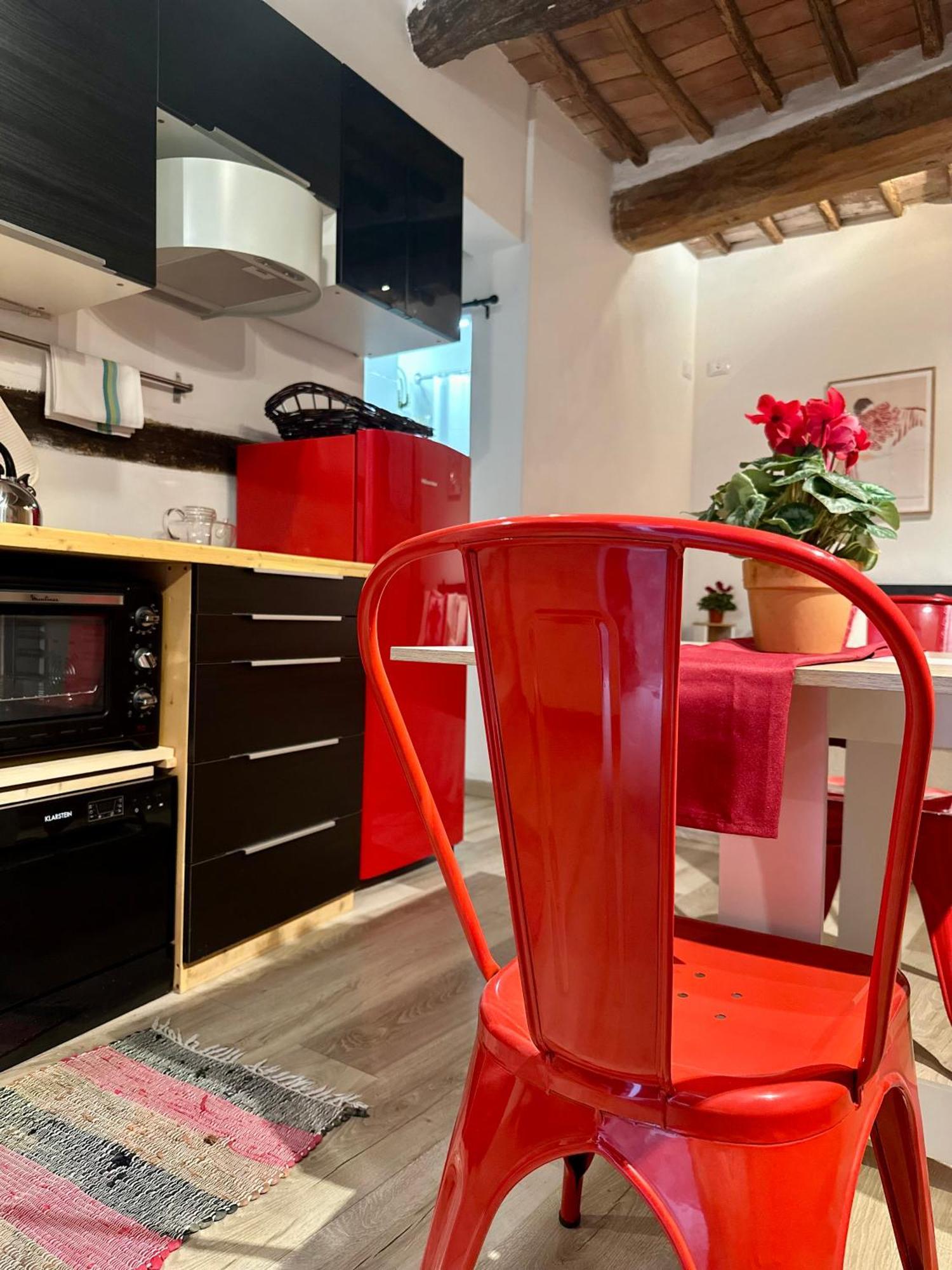 Natural Red Passion In Downtown Apartment